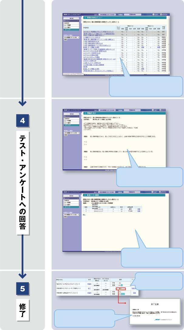 スマホでも、PCでも受講可能 スマホでも、PCでも受講可能