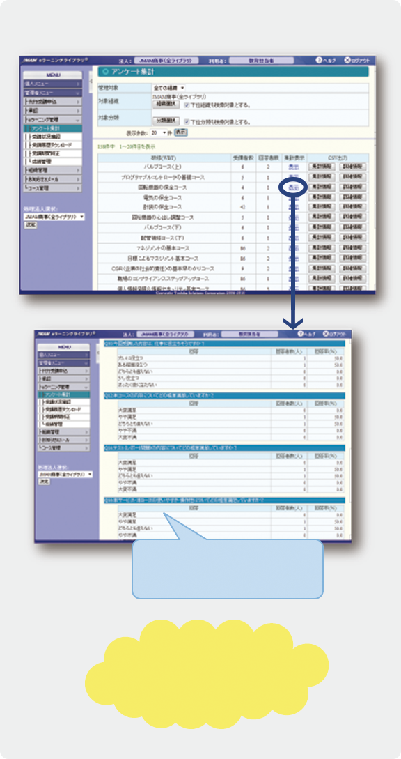 アンケート集計 アンケート集計