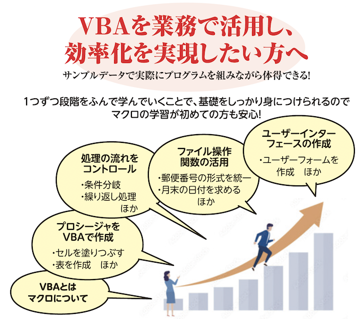VBAを業務活用し、効率化を実現したい方へ