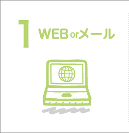 WEBで送信