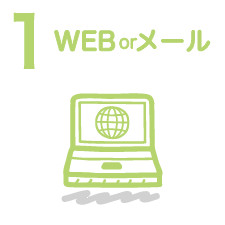 WEBで送信