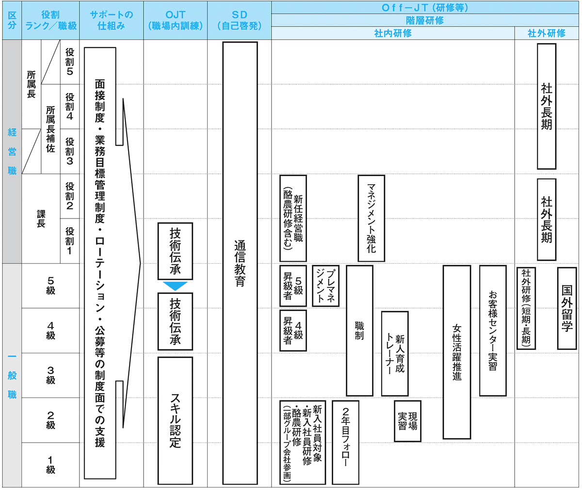 人材育成体系図