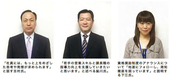 吉村氏,鮎川氏,下江氏