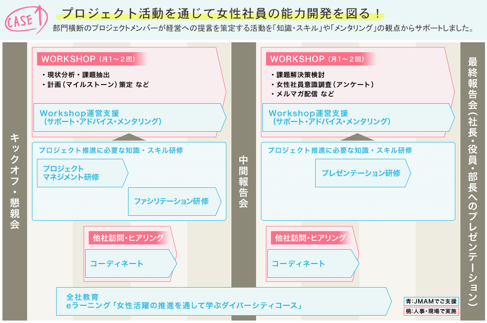 女性活躍プロジェクトの推進支援 女性活躍プロジェクトの推進支援