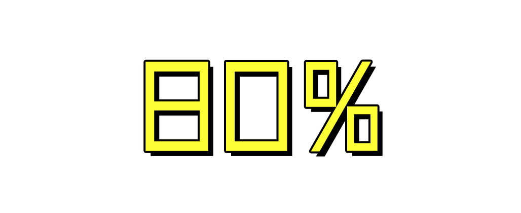 80%