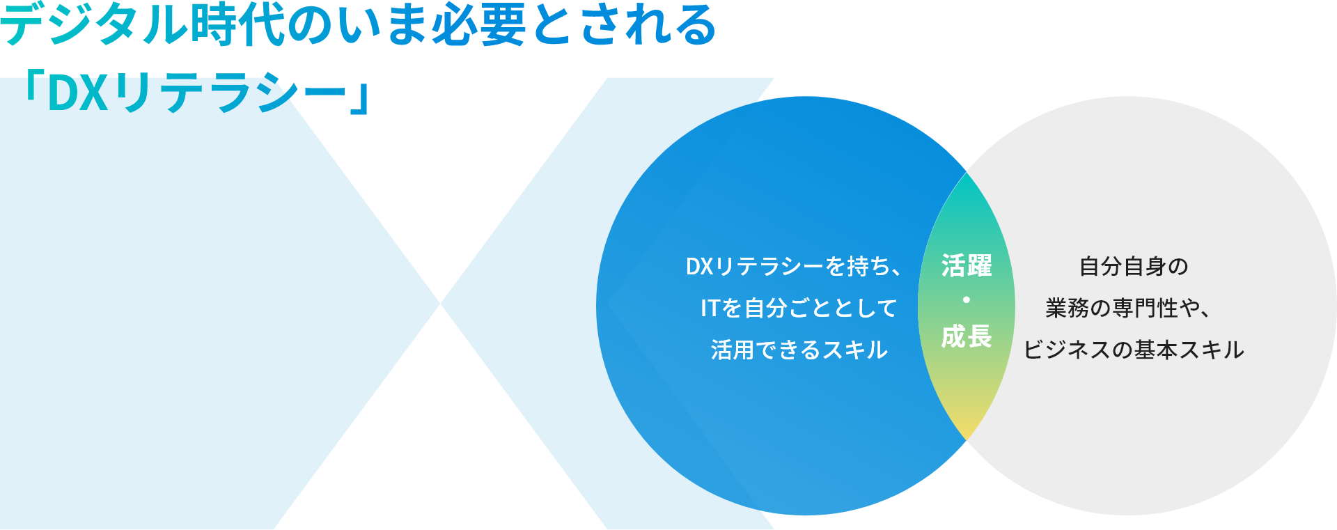 全社員に必要とされる「DXリテラシー」