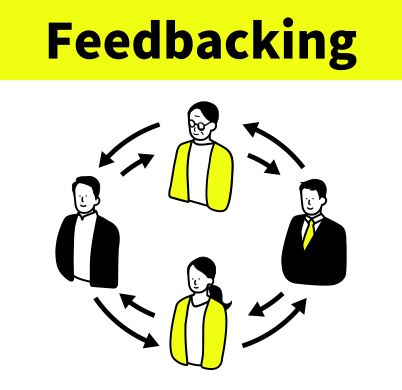 Feedbackingのイラスト