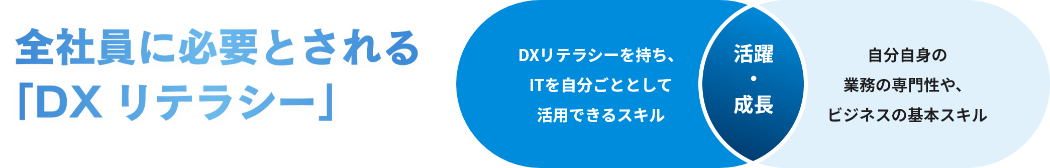 全社員に必要とされる「DXリテラシー」