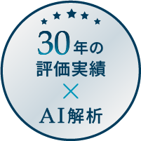 30年の評価実績XAI解析