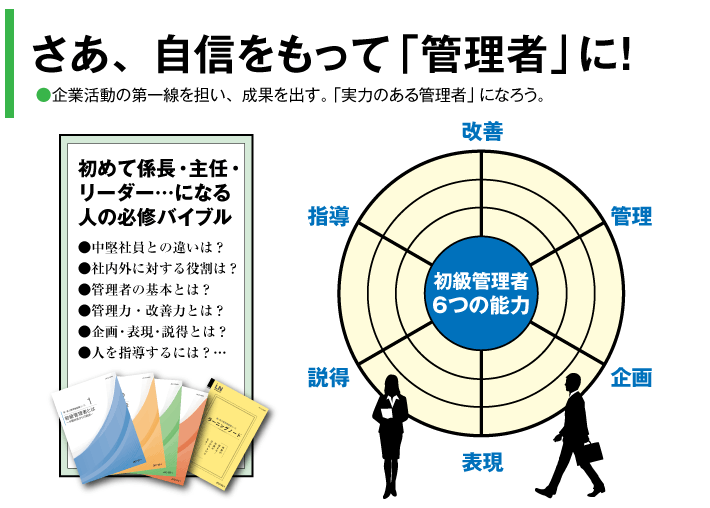 さあ、自信をもって「管理者」に！