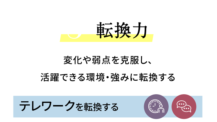 テレワークを転換する