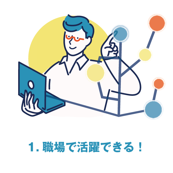 職場で活躍できる